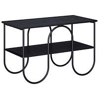 vidaXL TV-bänk 80 x 40 x 50 cm Svart ek Konstruerat trä