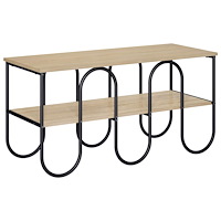 vidaXL TV-bänk 100 x 40 x 50 cm Sonoma-ek Konstruerat trä
