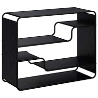 vidaXL Sideboard Svart ek 98 x 37,5 x 75,5 cm Konstruerat trä