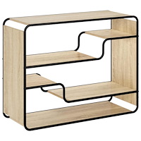 vidaXL Sideboard Sonoma-ek 98 x 37,5 x 75,5 cm Konstruerat trä