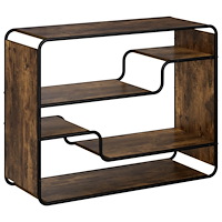 vidaXL Sideboard Rökt ek 98 x 37,5 x 75,5 cm Konstruerat trä