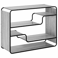 vidaXL Sideboard Grå Sonoma 98 x 37,5 x 75,5 cm Konstruerat trä