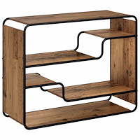 vidaXL Sideboard Gammalt trä 98 x 37,5 x 75,5 cm Konstruerat trä