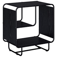 vidaXL Sideboard Svart ek 60 x 37,5 x 64,5 cm Konstruerat trä