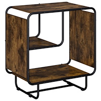 vidaXL Sideboard Rökt ek 60 x 37,5 x 64,5 cm Konstruerat trä