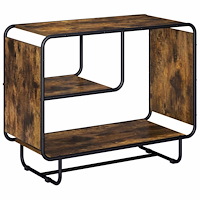 vidaXL Sideboard Rökt ek 80 x 37,5 x 64,5 cm Konstruerat trä