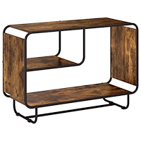 vidaXL Sideboard Rökt ek 93.5 x 37.5 x 64.5 cm Konstruerat trä