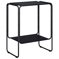 vidaXL Sideboard Svart ek 60 x 38 x 75 cm Konstruerat trä