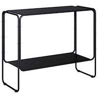 vidaXL Sideboard Svart ek 93.5 x 38 x 75 cm Konstruerat trä