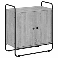 vidaXL Sideboard Grå Sonoma 68 x 35 x 75 cm Konstruerat trä