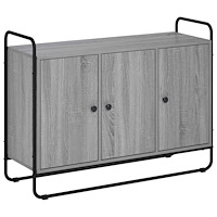 vidaXL Sideboard Grå Sonoma 102 x 35 x 75 cm Konstruerat trä