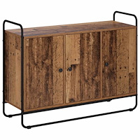 vidaXL Sideboard Gammalt trä 102 x 35 x 75 cm Konstruerat trä