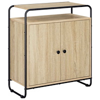 vidaXL Sideboard Sonoma-ek 68 x 35 x 75 cm Konstruerat trä