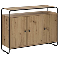 vidaXL Sideboard Artisan-ek 102 x 35 x 75 cm Konstruerat trä