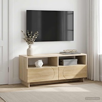 vidaXL TV-bänk 90 x 34.5 x 40 cm Betonggrå Konstruerat trä