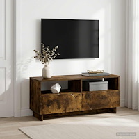 vidaXL TV-bänk 90 x 34.5 x 40 cm Rökt ek Konstruerat trä