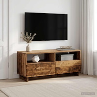 vidaXL TV-bänk 90 x 34.5 x 40 cm Gammalt trä Konstruerat trä