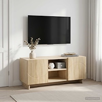 vidaXL TV-bänk 90 x 34.5 x 40 cm Sonoma-ek Konstruerat trä