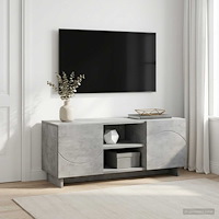 vidaXL TV-bänk 90 x 34.5 x 40 cm Betonggrå Konstruerat trä