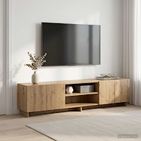 vidaXL TV-bänk 180 x 34,5 x 40 cm Artisan-ek Konstruerat trä