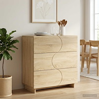 vidaXL Sideboard Sonoma-ek 70 x 38 x 75 cm Konstruerat trä