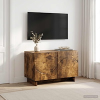 vidaXL TV-bänk 60 x 34.5 x 40 cm Rökt ek Konstruerat trä