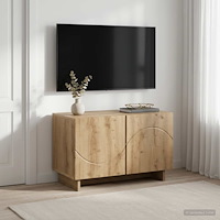 vidaXL TV-bänk 60 x 34.5 x 40 cm Artisan-ek Konstruerat trä