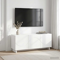 vidaXL TV-bänk 90 x 34.5 x 40 cm Vit Konstruerat trä