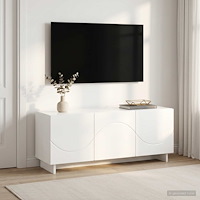 vidaXL TV-bänk 90 x 34.5 x 40 cm Vit högglans Konstruerat trä