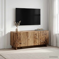 vidaXL TV-bänk 90 x 34.5 x 40 cm Gammalt trä Konstruerat trä