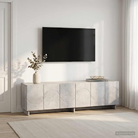vidaXL TV-bänk 140 x 34.5 x 40 cm Betonggrå Konstruerat trä
