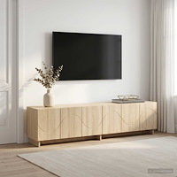 vidaXL TV-bänk 180 x 34,5 x 40 cm Sonoma-ek Konstruerat trä