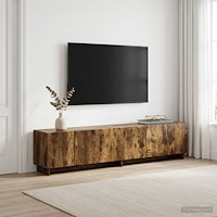 vidaXL TV-bänk 180 x 34,5 x 40 cm Rökt ek Konstruerat trä