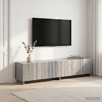 vidaXL TV-bänk 180 x 34,5 x 40 cm Grå Sonoma Konstruerat trä