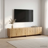 vidaXL TV-bänk 180 x 34,5 x 40 cm Artisan-ek Konstruerat trä