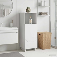 vidaXL Badrumsskåp Vit 36,5 x 38 x 95 cm Konstruerat trä