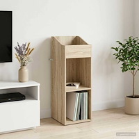 vidaXL Skivskåp Sonoma-ek 36 x 36 x 95,5 cm Konstruerat trä