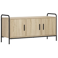 vidaXL TV-skåp 79,5 x 33 x 50 cm Sonoma-ek Konstruerat trä