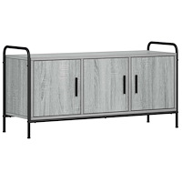 vidaXL TV-skåp 79,5 x 33 x 50 cm Grå Sonoma Konstruerat trä