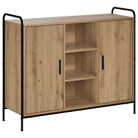 vidaXL Sideboard Artisan-ek 97 x 33 x 81 cm Konstruerat trä