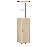 vidaXL Skåp Sonoma-ek 40 x 33 x 161 cm Konstruerat trä