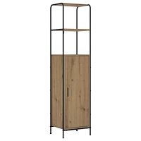 vidaXL Skåp Artisan-ek 40 x 33 x 161 cm Konstruerat trä