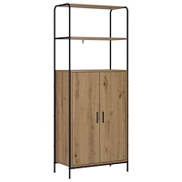 vidaXL Skåp Artisan-ek 40 x 33 x 161 cm Konstruerat trä