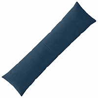 vidaXL Kuddöverdrag ALMELO Mörkblå 40 x 145 cm manchester