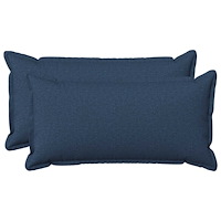 vidaXL Kudde med kudde HOUTEN 2 st Blå Faux Linne