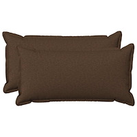 vidaXL Kudde med kudde HOUTEN 2 st Brun Faux Linne