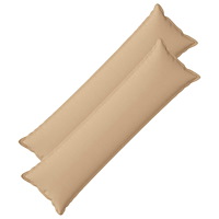 vidaXL Kudde med kudde HOUTEN 2 st Gräddvit Faux Linne