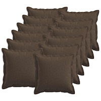 vidaXL Kudde med kudde HOUTEN 12 st Taupe Faux Linne