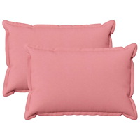 vidaXL Kudde med kudde HOUTEN 2 st Rosa Faux Linne