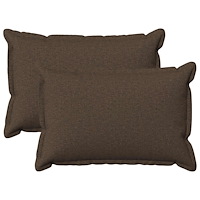 vidaXL Kudde med kudde HOUTEN 2 st Taupe Faux Linne